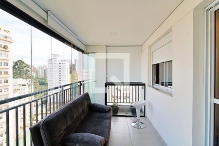 Varanda da Sala de apartamento para alugar com 2 quartos, 65m² em Jardim Ampliação, São Paulo