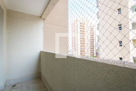 Varanda da sala de apartamento para alugar com 2 quartos, 64m² em Centro, Santo André