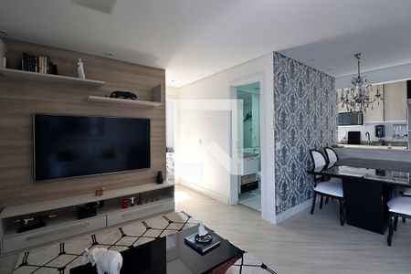 Sala de apartamento à venda com 2 quartos, 66m² em Vila Metalurgica, Santo André