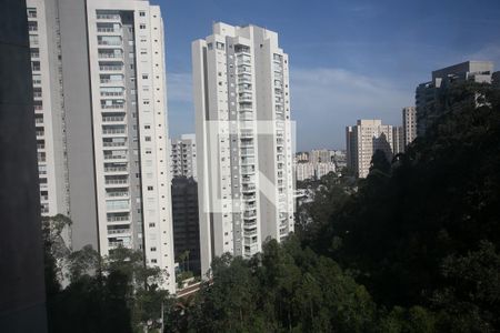 Varanda da Sala vista de apartamento para alugar com 2 quartos, 67m² em Vila Andrade, São Paulo