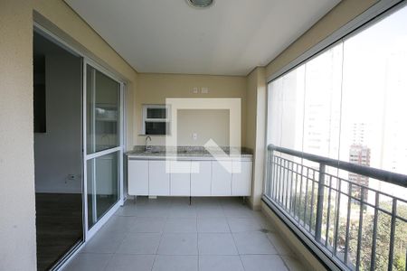 Varanda da Sala de apartamento para alugar com 2 quartos, 67m² em Vila Andrade, São Paulo