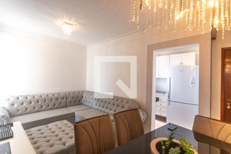 Sala de estar de apartamento à venda com 1 quarto, 55m² em Paulicéia, São Bernardo do Campo