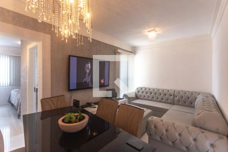 Sala de estar de apartamento à venda com 1 quarto, 55m² em Paulicéia, São Bernardo do Campo