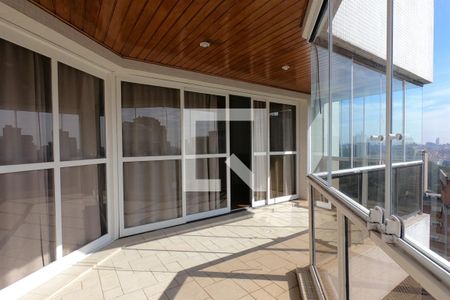 Varanda da Sala de apartamento à venda com 3 quartos, 461m² em Jardim Fonte do Morumbi, São Paulo