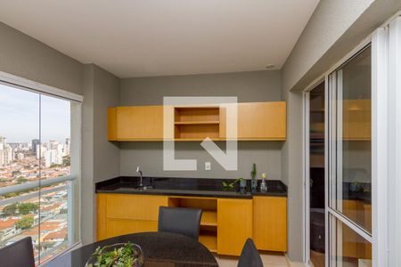 Varanda da Sala de apartamento para alugar com 2 quartos, 65m² em Brooklin Paulista, São Paulo