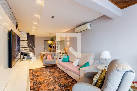 Sala de apartamento para alugar com 3 quartos, 160m² em Boqueirão, Santos