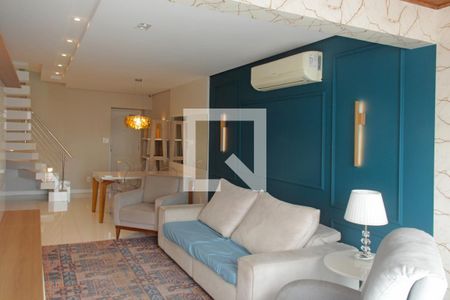 Sala de apartamento para alugar com 3 quartos, 160m² em Boqueirão, Santos