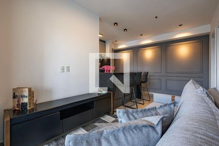 Sala/Cozinha de apartamento para alugar com 1 quarto, 50m² em Pinheiros, São Paulo