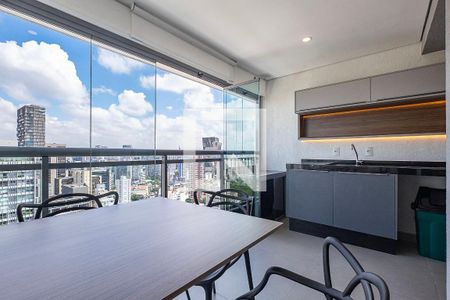 Varanda de apartamento para alugar com 1 quarto, 50m² em Pinheiros, São Paulo