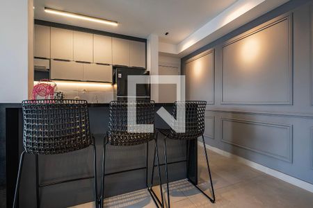 Sala/Cozinha de apartamento para alugar com 1 quarto, 50m² em Pinheiros, São Paulo