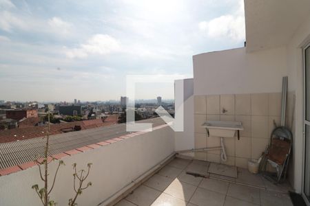 Varanda e Area de serviço  de apartamento para alugar com 1 quarto, 55m² em Brás, São Paulo