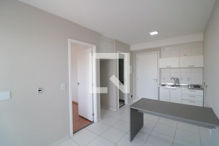 Sala e Cozinha de apartamento para alugar com 1 quarto, 33m² em Belém, São Paulo