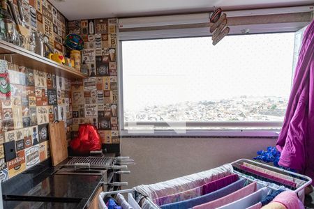 Varanda da sala  de apartamento à venda com 2 quartos, 78m² em Centro, Diadema