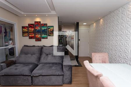 Sala  de apartamento à venda com 2 quartos, 78m² em Centro, Diadema