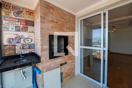 Varanda Gourmet de apartamento para alugar com 2 quartos, 58m² em Vila Gonçalves, São Bernardo do Campo