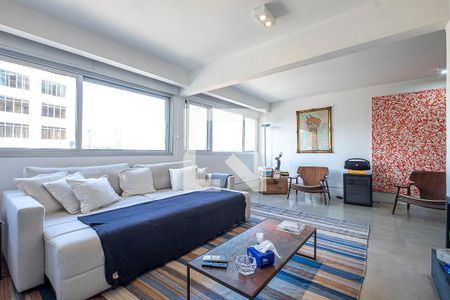 Sala de apartamento para alugar com 1 quarto, 100m² em Pinheiros, São Paulo