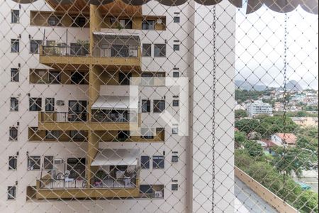 Varanda da Sala - Vista  de apartamento à venda com 3 quartos, 107m² em Tijuca, Rio de Janeiro