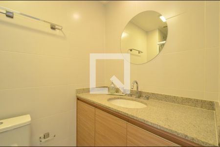 Banheiro de kitnet/studio para alugar com 1 quarto, 18m² em Vila Clementino, São Paulo