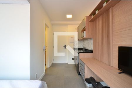 Sala/Cozinha de kitnet/studio para alugar com 1 quarto, 18m² em Vila Clementino, São Paulo