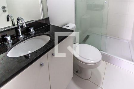 Banheiro de kitnet/studio à venda com 1 quarto, 29m² em República, São Paulo