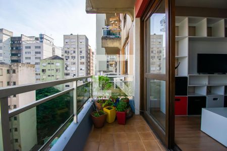 Varanda da Sala de apartamento para alugar com 1 quarto, 46m² em Centro Histórico, Porto Alegre