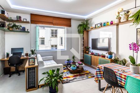 Sala de apartamento à venda com 1 quarto, 40m² em República, São Paulo