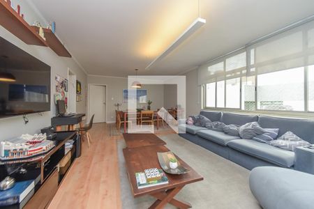 Sala de apartamento à venda com 3 quartos, 136m² em Santa Cecília, São Paulo