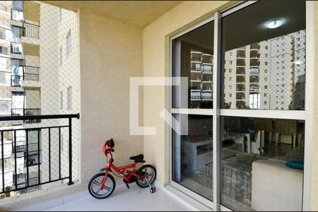 Varanda da Sala de apartamento à venda com 2 quartos, 60m² em Picanço, Guarulhos