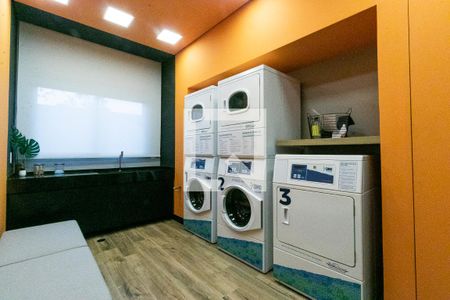 Studio para alugar com 23m², 1 quarto e sem vaga Studio para alugar com 23m², 1 quarto e sem vagaLavanderia