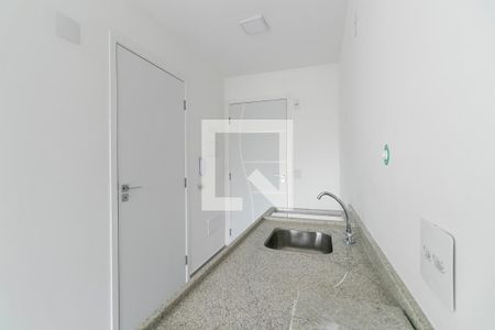 Cozinha de kitnet/studio para alugar com 1 quarto, 23m² em Vila Esperança, São Paulo