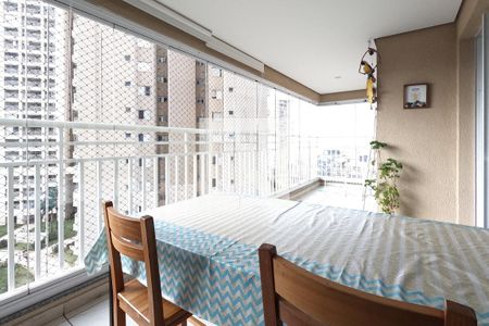 Varanda de apartamento à venda com 3 quartos, 92m² em Vila Augusta, Guarulhos