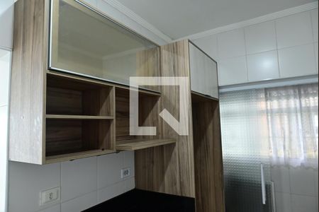 Cozinha de apartamento para alugar com 1 quarto, 90m² em Boqueirão, Praia Grande