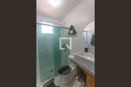 Banheiro suíte de apartamento à venda com 1 quarto, 60m² em Paulicéia, São Bernardo do Campo
