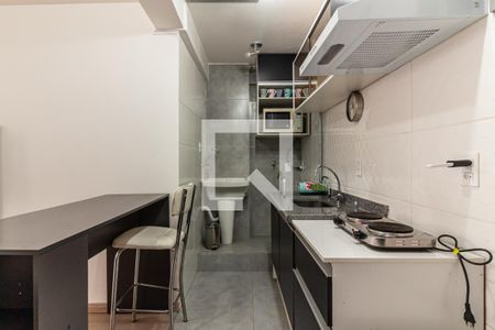 Studio para alugar com 40m², 1 quarto e sem vaga Studio para alugar com 40m², 1 quarto e sem vagaCozinha