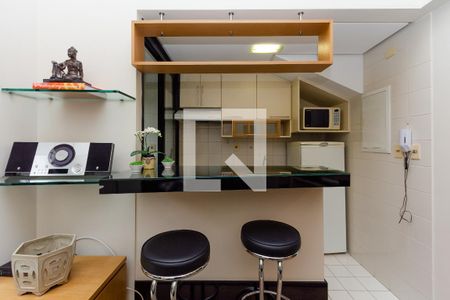 Sala de apartamento para alugar com 1 quarto, 42m² em Moema, São Paulo