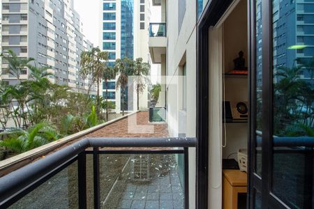 Varanda  de apartamento para alugar com 1 quarto, 42m² em Moema, São Paulo