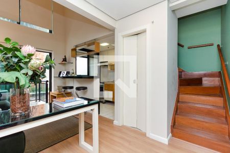 Sala de apartamento para alugar com 1 quarto, 42m² em Moema, São Paulo