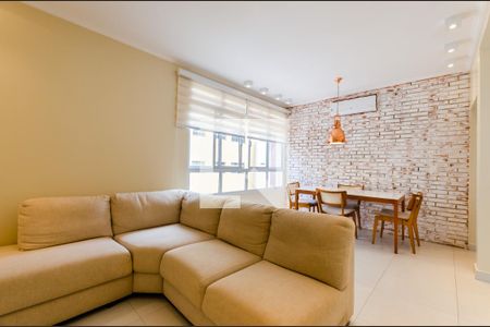 Sala de apartamento para alugar com 1 quarto, 50m² em Gonzaga, Santos