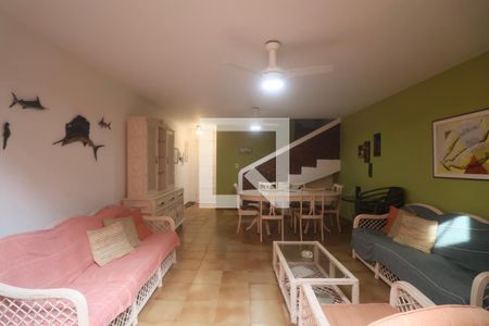 Sala de apartamento para alugar com 2 quartos, 110m² em Loteamento Joao Batista Juliao, Guarujá