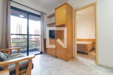 Sala de apartamento à venda com 1 quarto, 32m² em Paraíso, São Paulo