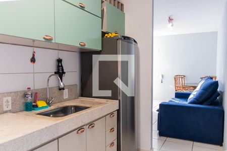 Apartamento à venda com 42m², 2 quartos e 1 vagaCozinha e Área de Serviço