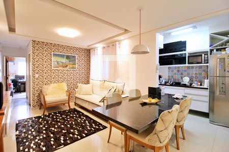 Sala de apartamento à venda com 2 quartos, 55m² em Jardim Ana Maria, Santo André