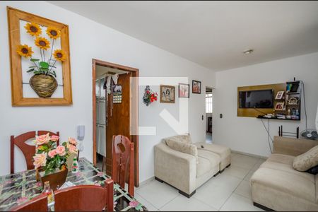 Sala de apartamento à venda com 3 quartos, 68m² em Caiçara-adelaide, Belo Horizonte