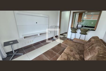 Sala de apartamento para alugar com 1 quarto, 60m² em José Menino, Santos