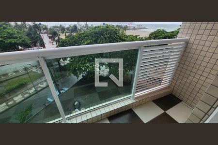 Varanda da Sala de apartamento para alugar com 1 quarto, 60m² em José Menino, Santos