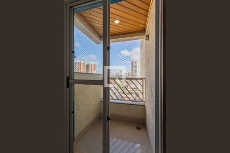Varanda da Sala de apartamento à venda com 2 quartos, 50m² em Jardim Bela Vista, Santo André
