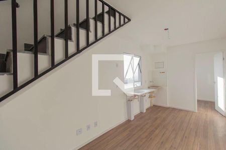 Sala e Cozinha Integrada de apartamento à venda com 3 quartos, 66m² em Vila Ré, São Paulo