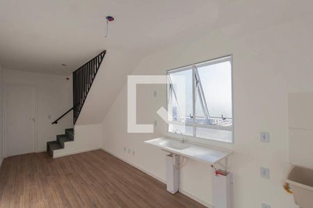 Sala e Cozinha Integrada de apartamento à venda com 3 quartos, 66m² em Vila Ré, São Paulo