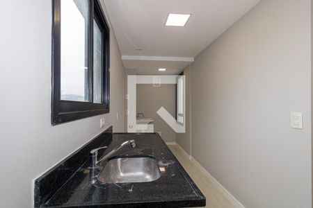 Apartamento para alugar com 47m², 1 quarto e 2 vagasCozinha e Área de Serviço