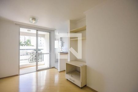 Sala de apartamento para alugar com 1 quarto, 39m² em Super Quadra Morumbi, São Paulo